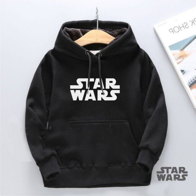 Jaket Sweater Hoodie Anak Perempuan / Laki - Laki STAR WARS (IMM)