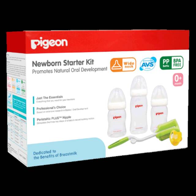 Newborn Starter kit pigeon ( paket botol bayi set )