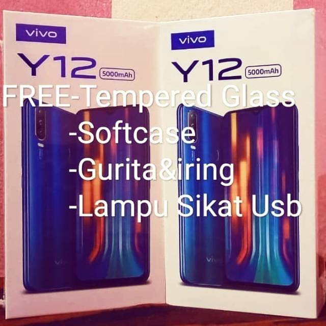 VIVO Y12 RAM 3/64 GB GARANSI RESMI VIVO INDONESIA