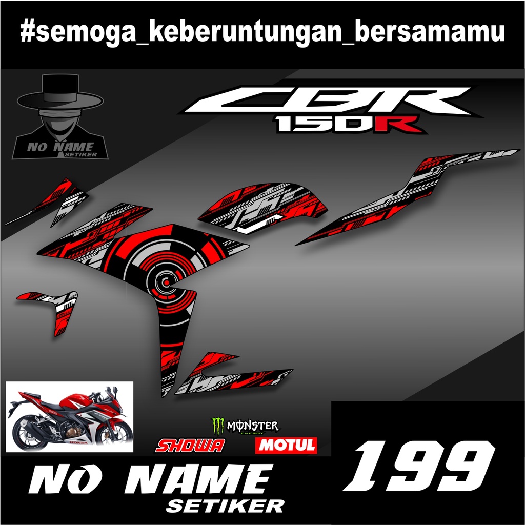 STRIPING VARIASI HONDA CBR 150 (199) FACELIFT - SCF01 SCF BEST SELLER