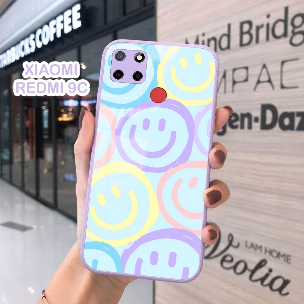 Softcase Kaca Warna Lilac/Ungu XIAOMI REDMI 9c Terlaris [FC07] Case Redmi 9c - Redmi 9c - Softcase K