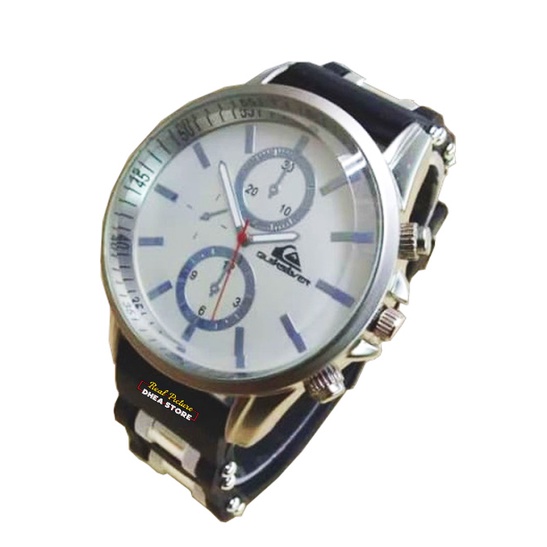 Jam Tangan Pria Korean Style Rubber Fashion FREE Battery Cadangan