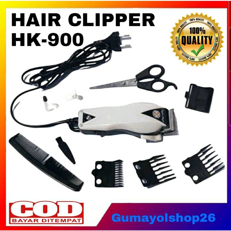 Hair Clipper Mesin Cukur Rambut HK 900 / Alat Cukur Rambut Happy King HK 900