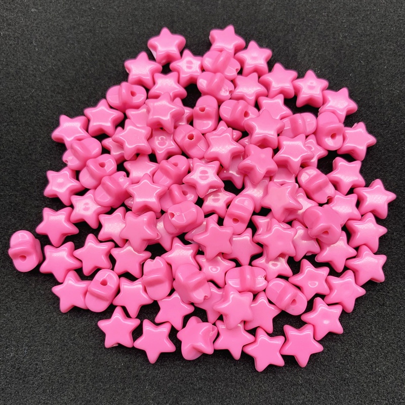 30Pcs/lot 12mm Akrilik Pentagram Beads