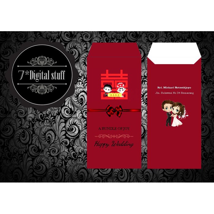 

Amplop angpao / sumbangan / ucapan nikah / chinese weddding custom