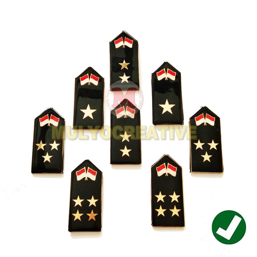 Evolet Atribut Paskibra Murah - Evolet Bintang Warna Hitam Murah