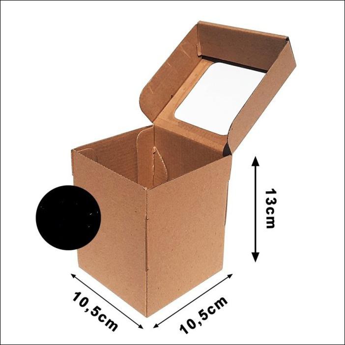 

Gift Box Kotak Kado Mika Brown Sovenir Hadiah Ukuran Mini