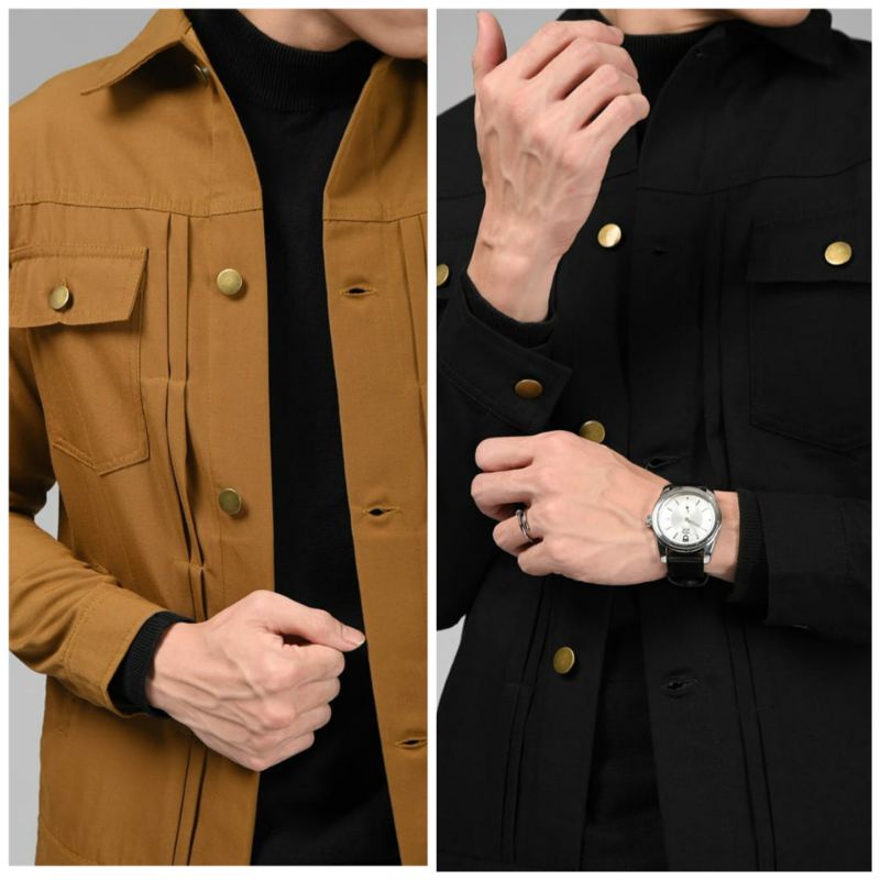 TRUCKER JACKET CARAMEL SIZE XL BY HEYMALE.ID