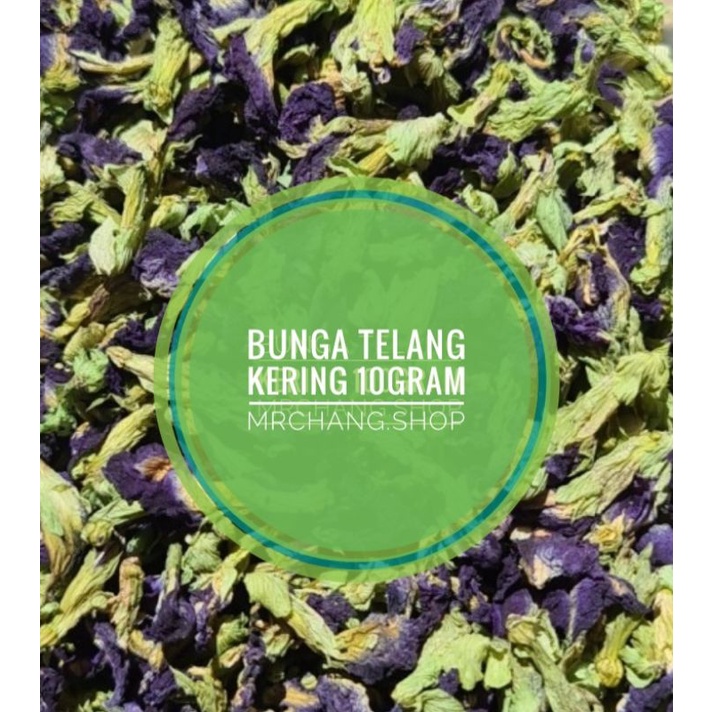 

teh bunga telang butterfly pea biru kering premium