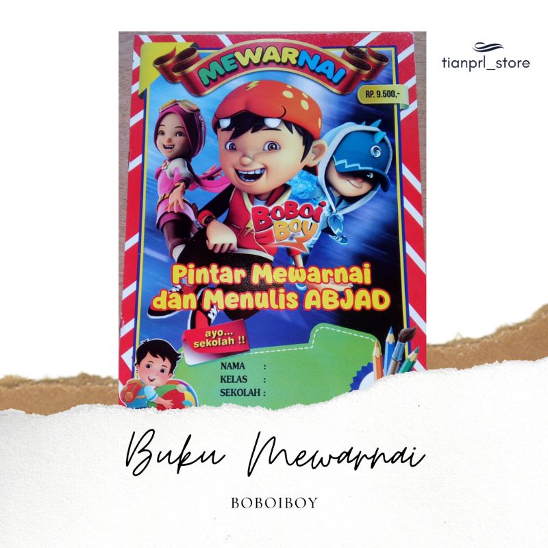 

BUKU MEWARNAI BOBOIBOY