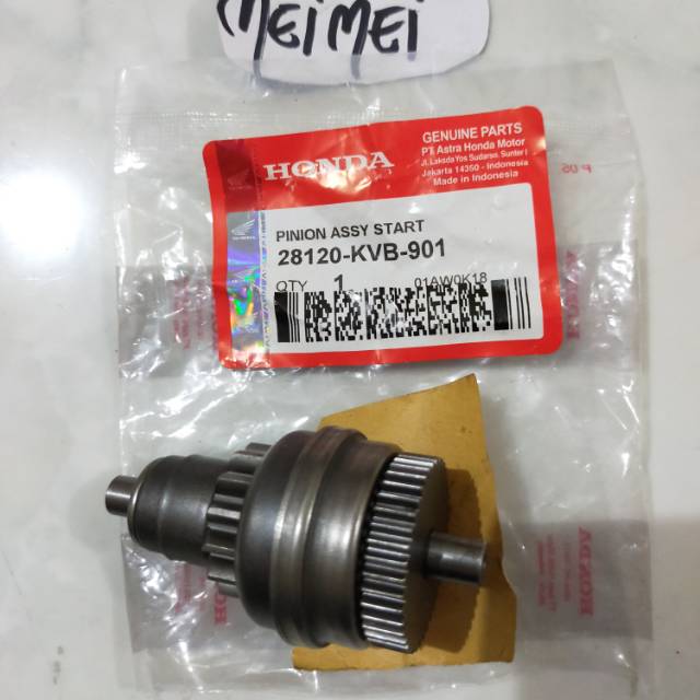 Pinion  starter Vario,beat spacy beat fi starter kasar