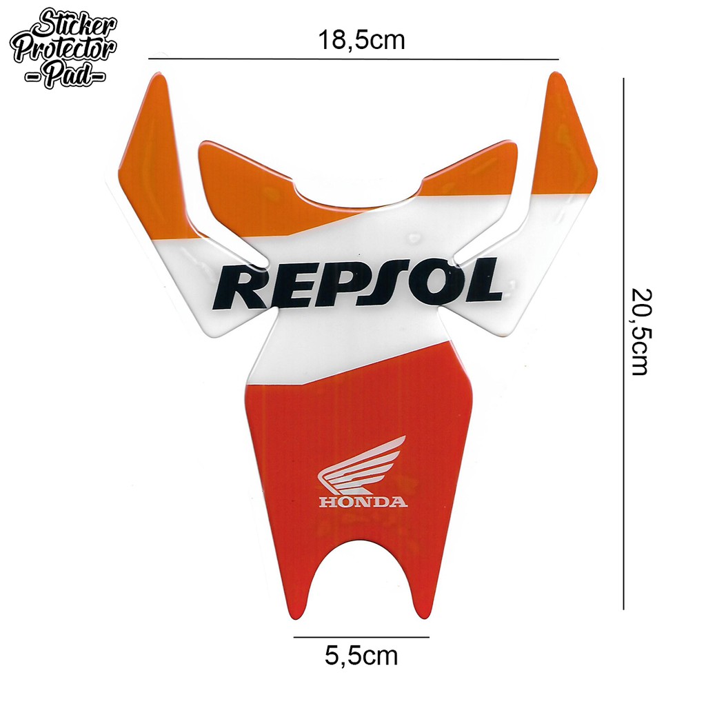 Tankpad honda cbr 150 cbr150 motif repsol timbul