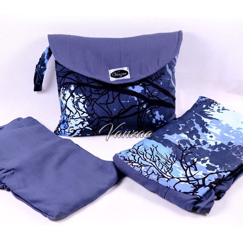 Mukena Bali Dewasa Motif Ranting / Aker Adem Jumbo Vanzaa Collection 2022