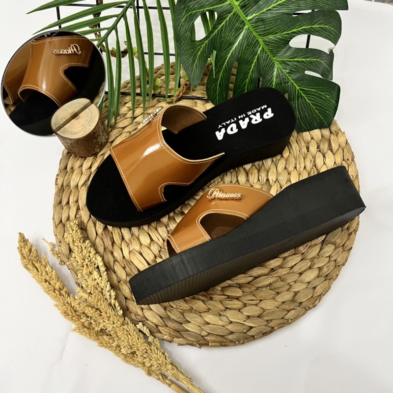 ZALSA Sandal Wedges Wanita PRINCESS 01