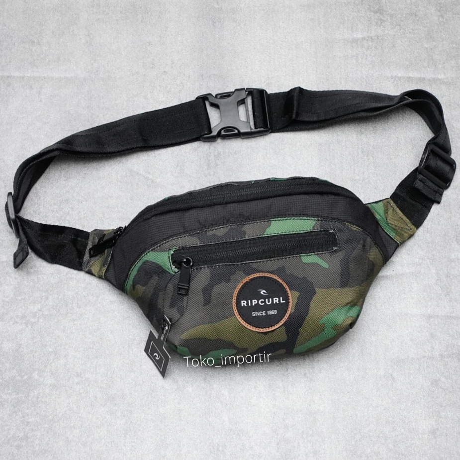 Waistbag Ripcurl Mirror Original Tas Pinggang Pria Waterproof