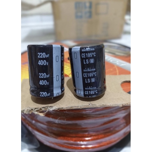 Elco 220uf 400v original