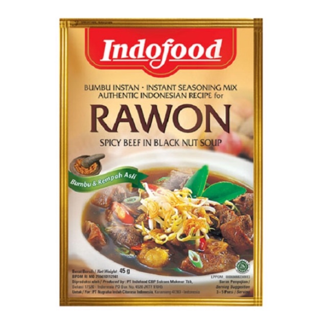 

INDOFOOD BUMBU RAWON 45G