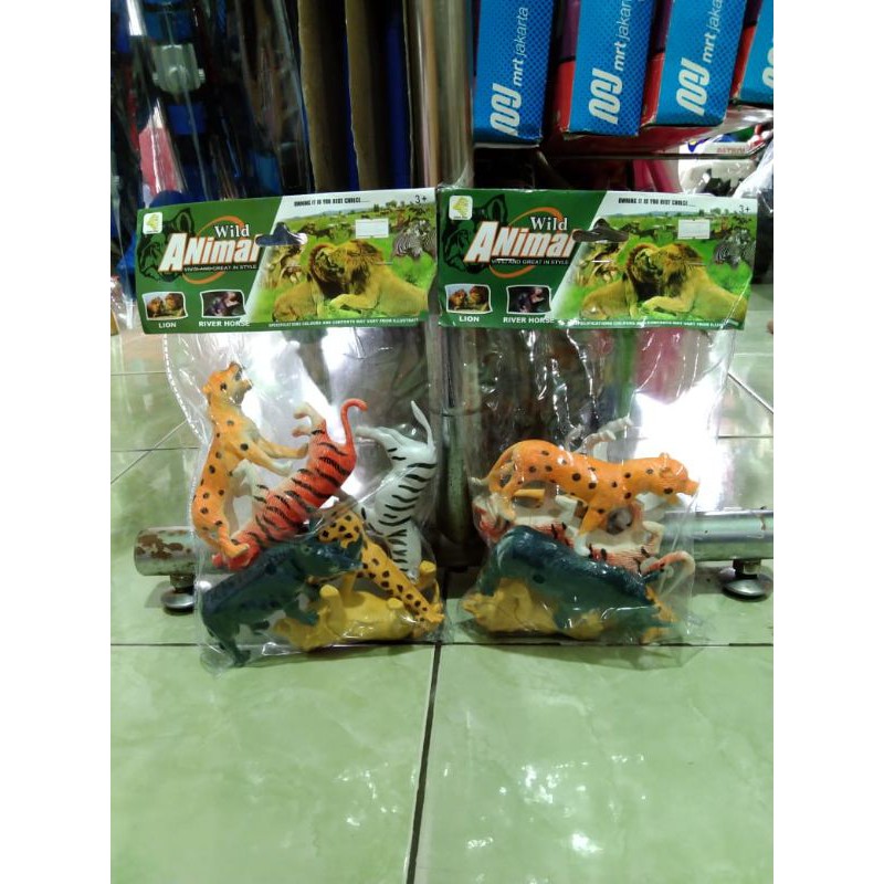 

animal karet isi 6pcs