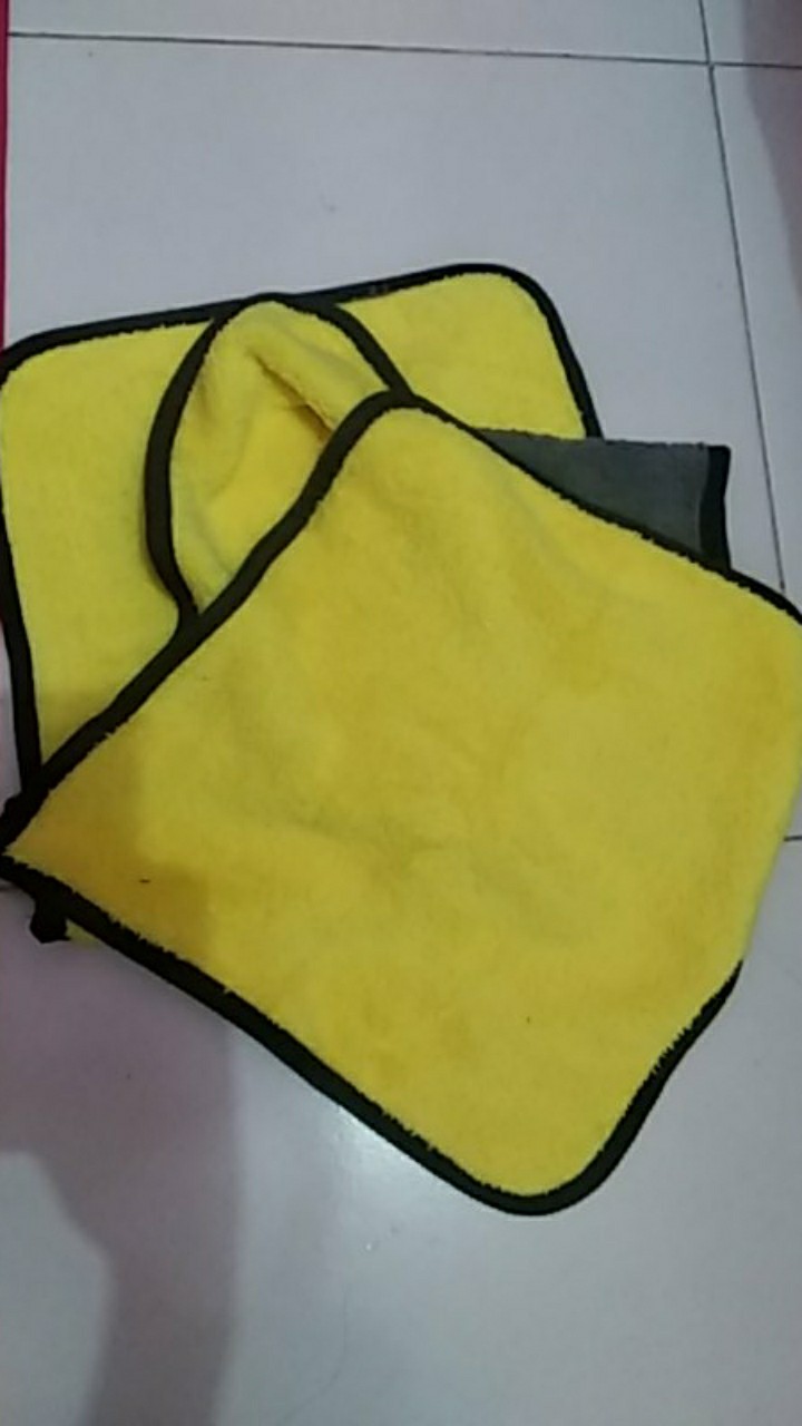 Kain Lap Microfiber 30 X 40 Cm | Premium Tebal 2 Warna