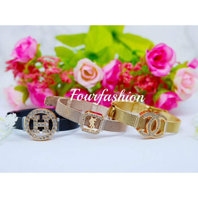 Fourfashion Liontin/Charm Xuping Permata Gelang Rantai/Sabuk/Jam Titanium TH035