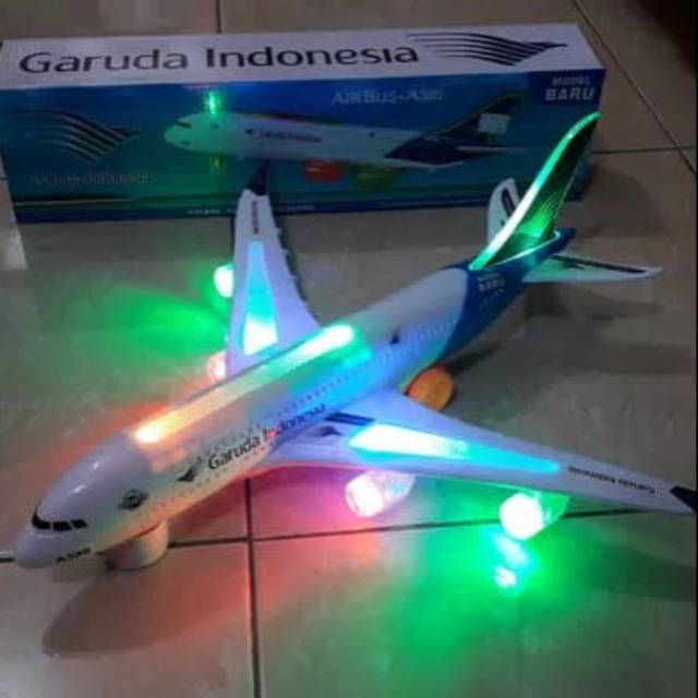 Mainan Pesawat Garuda Bump Go - Mainan Anak Pesawat Terbang - Bump Go Pesawat Garuda