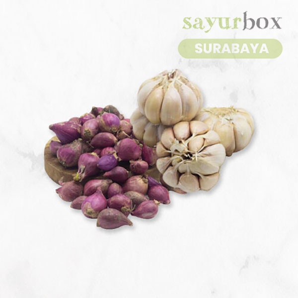 

Sayurbox Bawang Merah dan Bawang Putih Paket 1 pack