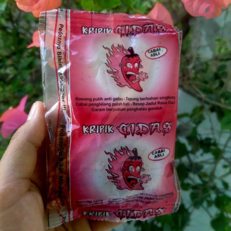 

KRIPIK CIDAS PEDAS/CABAI HIJAU/ORIGINAL