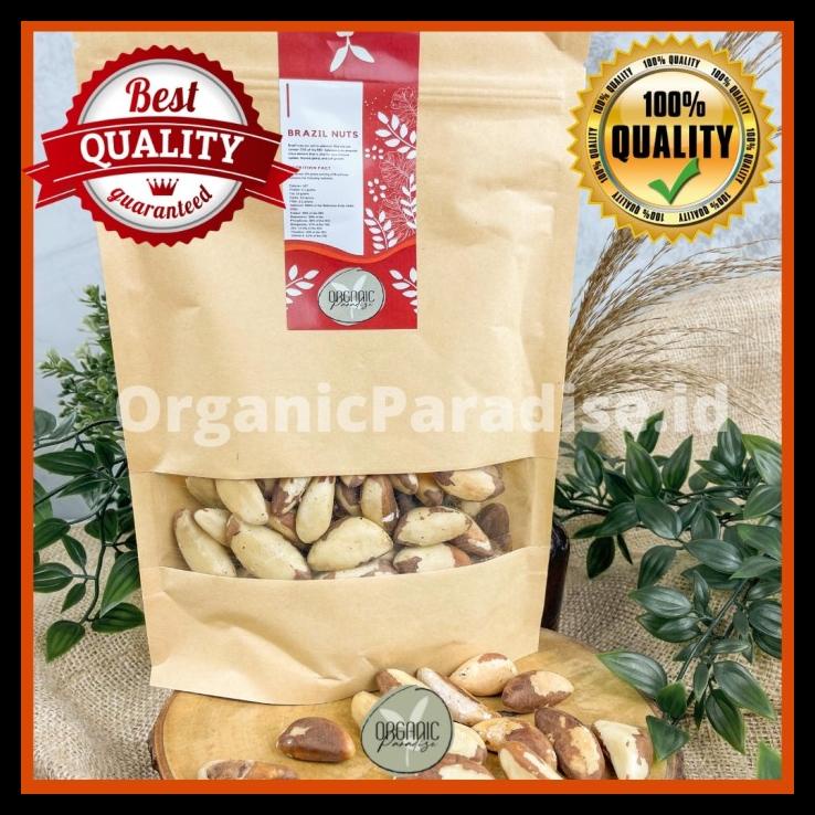 

DISKON TERBATAS !!! BRAZIL NUT / KACANG BRAZIL 500 GRAM PREMIUM QUALITY TERLARIS