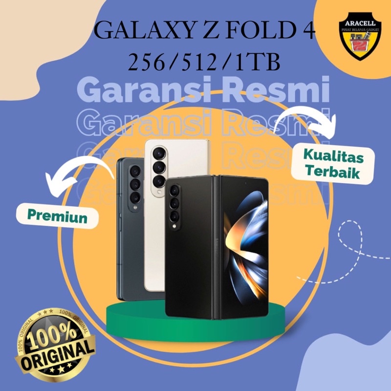 Samsung Galaxy Z Fold 4 256/512/1Tb Garansi Resmi sein