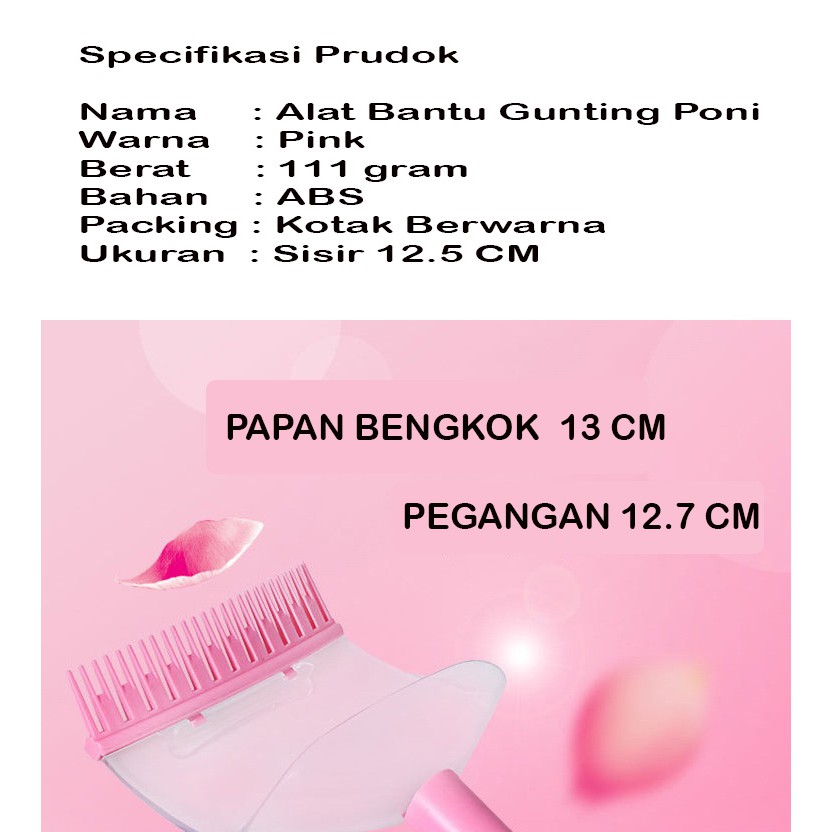 Alat Bantu Potong Rambut Gunting Poni Rambut Hair Tools