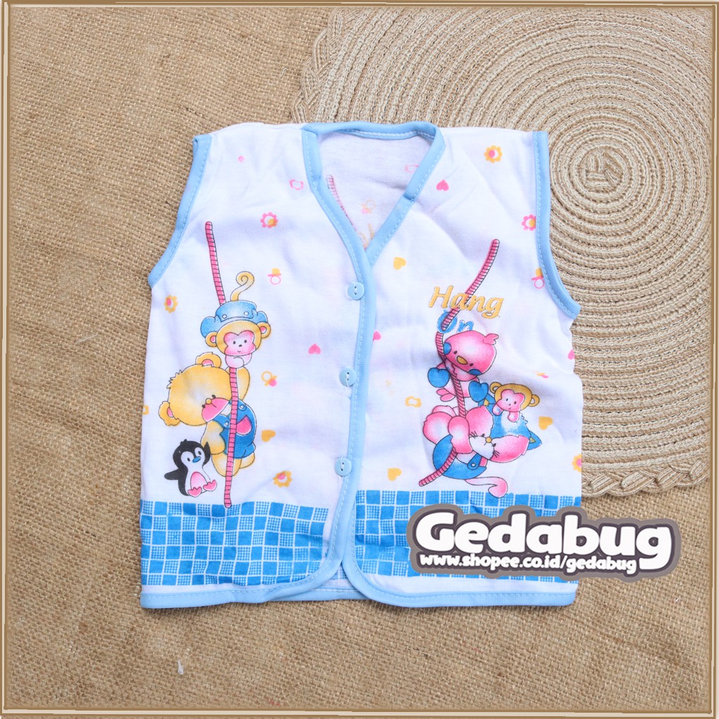 (3pcs) Baju Boboko Sablon KUTUNG | Perlengkapan Pakaian Bayi New Born