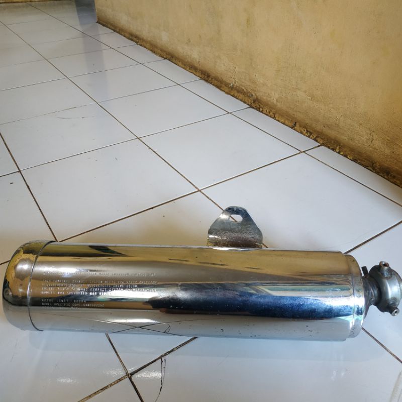 Slincer knalpot standar Kawasaki ninja 250 karbu asli ori