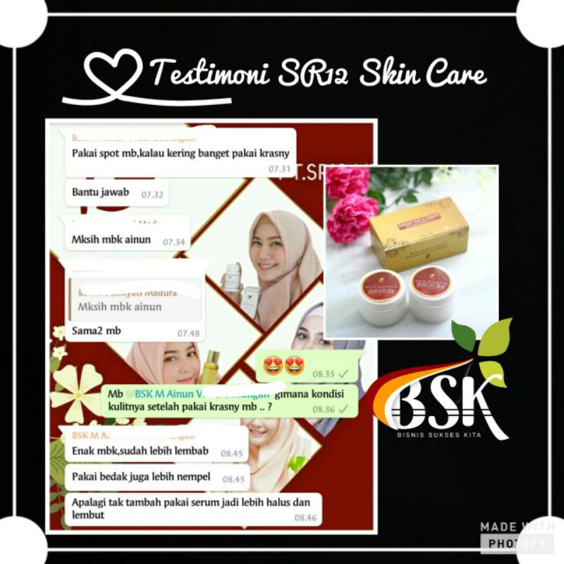 KRIM JERAWAT &amp; FLEK HITAM BPOM / KRASNY DAY &amp; NIGHT CREAM SR12 / KULIT KERING /MENCEGAH PENUAAN DINI