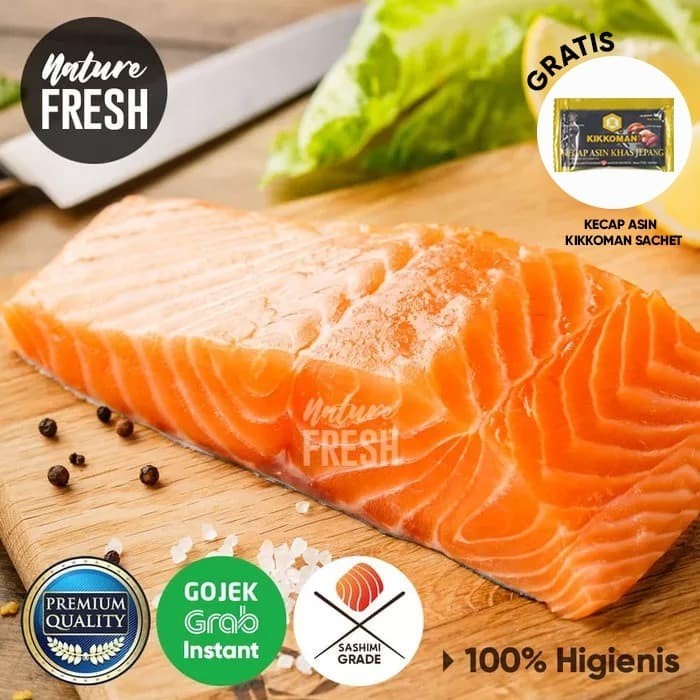 

NatureFresh Ikan Salmon Atlantik Fillet Kualitas Premium 200gr Norway