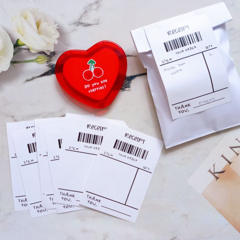 

Kertas Nota Receipt Lucu [Isi 5]