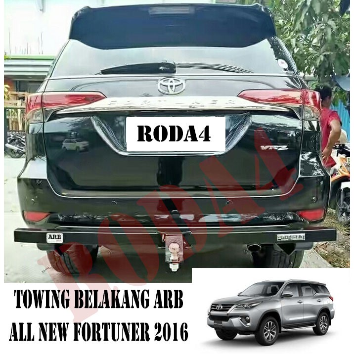 Towing Bar Besi Bumper Belakang ARB All New Fortuner 2016 Panjang Full