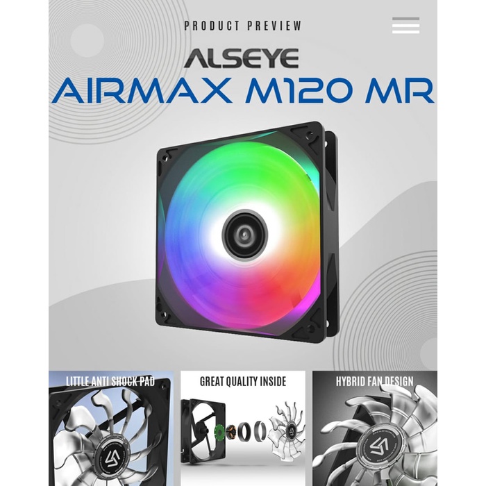 fan casing computer alseye M120MR