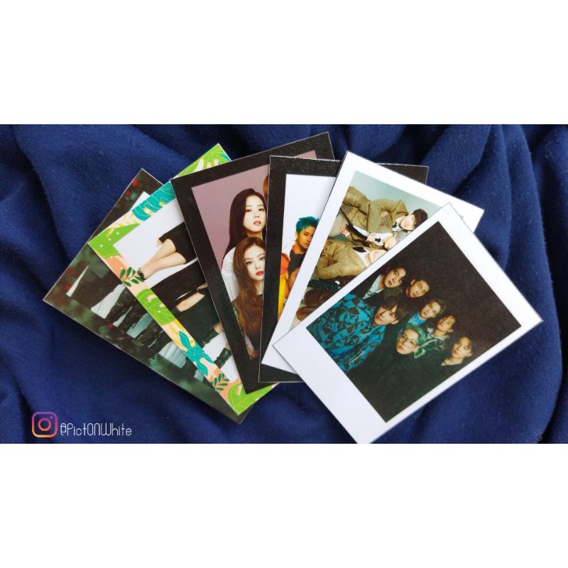 CETAK FOTO POLAROID, Hitam, putih, dan background gambar UKURAN 2R (9x6)