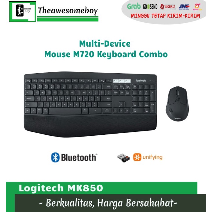 {laptopstore} Logitech MK850 Wireless Bluetooth Keyboard Mouse M720 Combo Flow - MK850 Limited