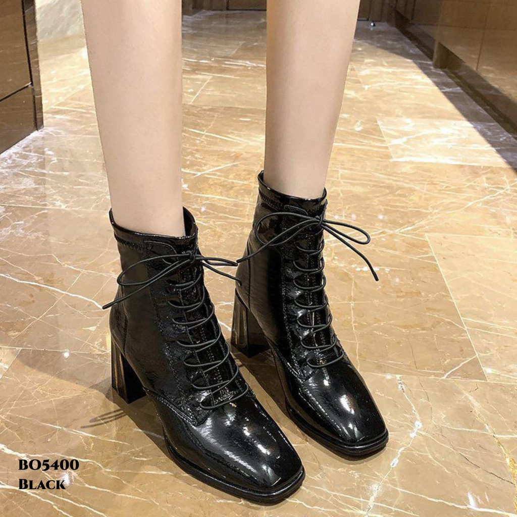 PRF Sepatu Heels Boots Korea BO5400