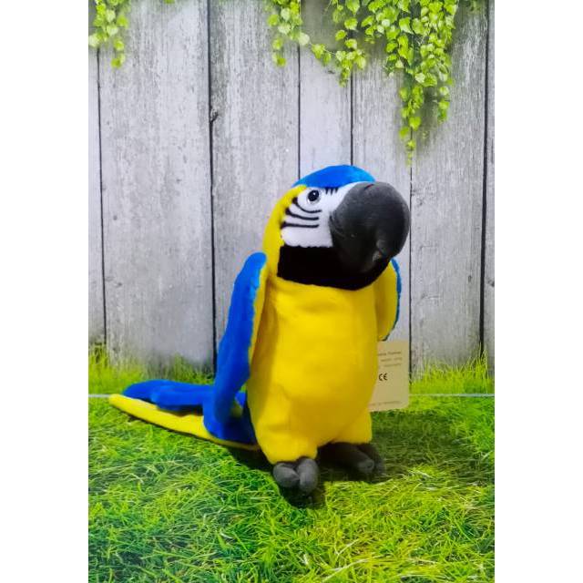 Boneka Burung Blue Macaw
