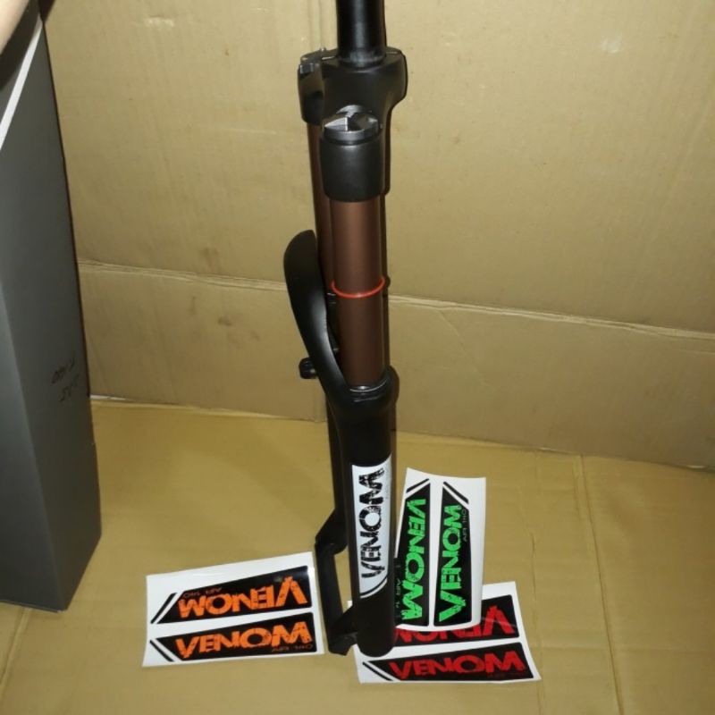 Fork Venom Air 26 dan 27.5 Mtb atau Garpu ShockBreaker 26 27.5 Venom Angin T140mm with Lock Magnesium Alloy Fork Discbrake