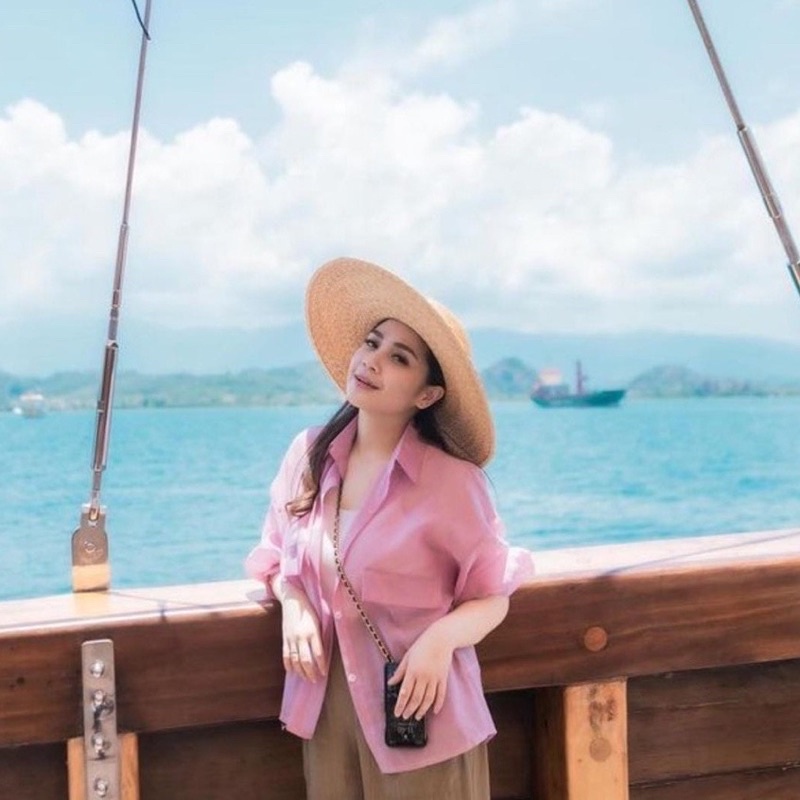 [PO] BLOUSE ORGANZA - ORGANZA TOP - BLOUSE ROSE - BLOUSE NAGITA