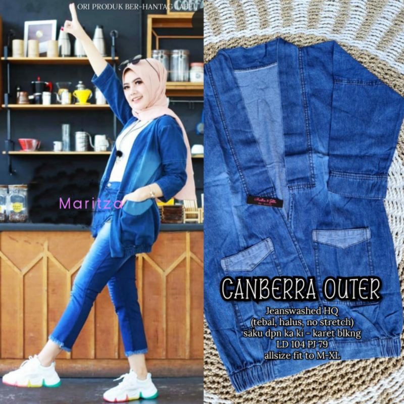 Canberra Outer Jeans Maritza | Blazer Jaket Murah