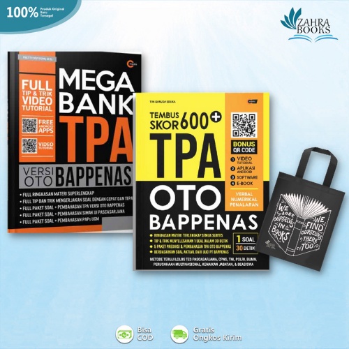 #MEGA BANK TPA VERSI OTO BAPPENAS & Tembus Skor 600+ TPA OTO Bappenas
