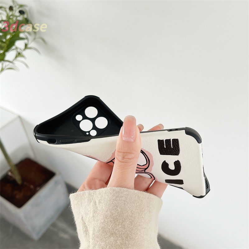 Casing Samsung A32 A52 A72 A12 A20S A02S A50 A10S J7 Prime A51 A10 A125 A30 A50S A30S A20 M40S M10 M10S A205 M02S A025 F02S A305 M12 F12 A15 A15S A54 A7 A5S A12 A9 A5 A53 A33 2020 Cartoon Case Nice Beruang Lamb Skin Leather Protection Soft Case