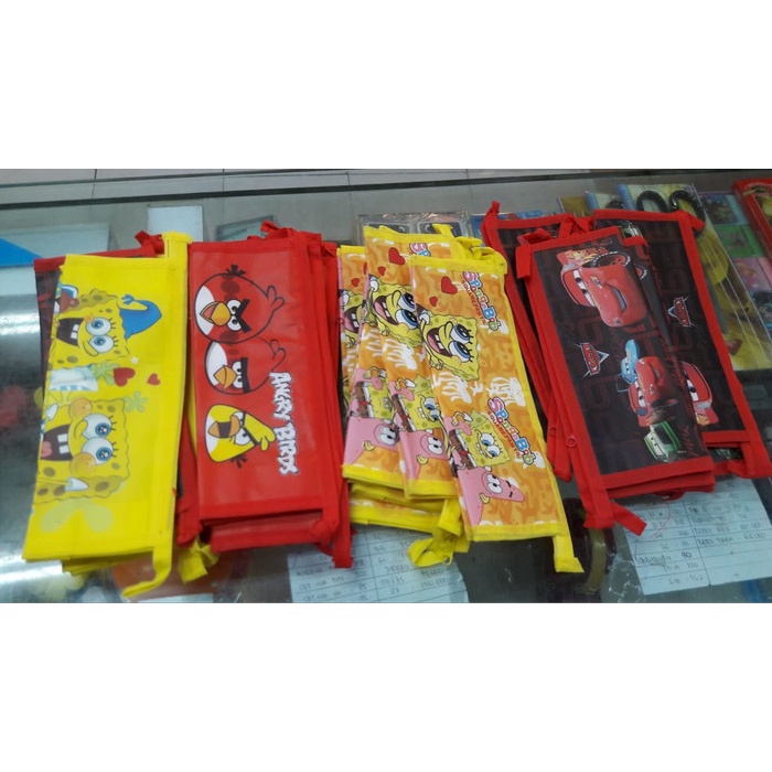

Aman Tempat Pensil Karakter Lucu - Mix (Isi 12 Pcs) Limited