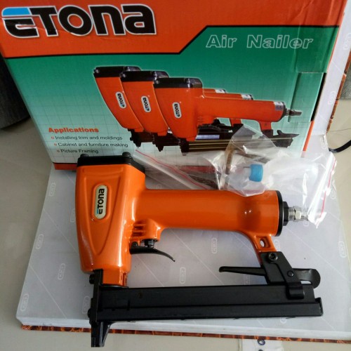 

Mesin Staples Angin Kompresor - Etona Air Nailer Gun 1022J Air Stapler