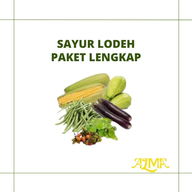 

SAYUR LODEH / SAYURAN / SAYUR FRESH