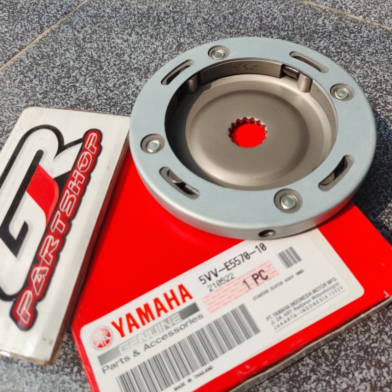 ONE WAY STATER MIO SPORTY SMILE SOUL NOUVO Z FINO ORI YGP ORIGINAL YAMAHA KOPLING STARTER CLUTCH